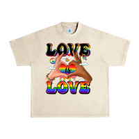 Sandshell love is love lgbtq pride hands Urban Heavy Tee - LillyAllenDesigns