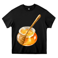 Black honeypot and honeydipper fa element Heavy Core Tee - FaDigitalArtStudio