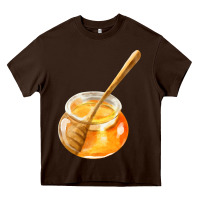 Chocolate Brown honeypot and honeydipper fa element Heavy Core Tee - FaDigitalArtStudio