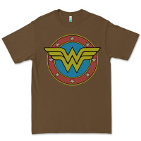 Wonder Woman Vintage Emblem Premium Tee | Teevron
