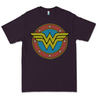Plum Wonder Woman Vintage Emblem Premium Tee - maiPhamDesign