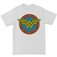 Dove Grey Wonder Woman Vintage Emblem Premium Tee - maiPhamDesign