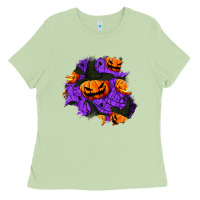 Halloween Pumpkin Patch  1 Ladies Tee | Teevron
