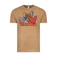 Merica 4th Of July Hearts Vintage Tee | Teevron