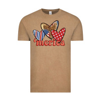 Vintage Coffee merica 4th of july hearts Vintage Tee - BundleAndBundleShop