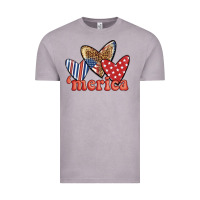 Vintage Zinc merica 4th of july hearts Vintage Tee - BundleAndBundleShop