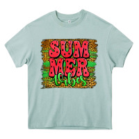 Arona summer vibes watermelon leopard background Heavy Core Tee - Jasminsmagicworld