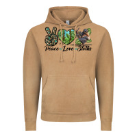 Vintage Camel Peace Love Sloths Vintage Hoodie - LillyAllenDesigns