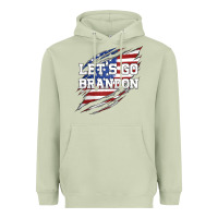 Matcha Let's Go Brandon Ripped Cloth with American Flag Heavyweight Hoodie - Jasminsmagicworld