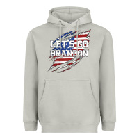 Moon Dust Let's Go Brandon Ripped Cloth with American Flag Heavyweight Hoodie - Jasminsmagicworld