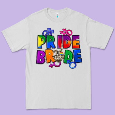 Pride Bride Premium Tee Designed By Fadigitalartstudio
