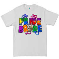 Dove Grey Pride bride Premium Tee - FaDigitalArtStudio