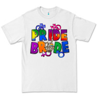 White Pride bride Premium Tee - FaDigitalArtStudio