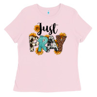 Bubblegum Pink Just Pray Ladies Tee - FaDigitalArtStudio
