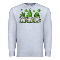 Heather Grey st patricks gnomes Premium Sweatshirt - Jasminsmagicworld