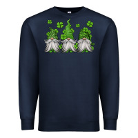 Navy st patricks gnomes Premium Sweatshirt - Jasminsmagicworld