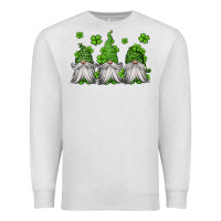 Oatmeal Heather st patricks gnomes Premium Sweatshirt - Jasminsmagicworld
