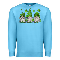 Ocean Blue st patricks gnomes Premium Sweatshirt - Jasminsmagicworld