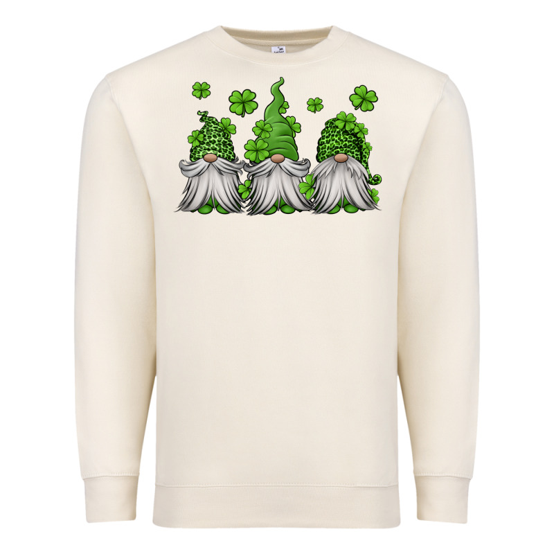 St Patricks Gnomes Premium Sweatshirt by Jasminsmagicworld | Teevron