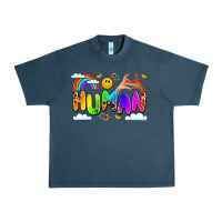 Midnight Navy human pride Urban Heavy Tee - LillyAllenDesigns