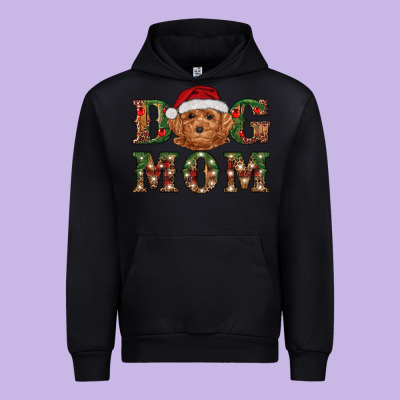 Christmas  Toy Poodle Dog Mom Urban Hoodie Designed By Ranaportraitstore