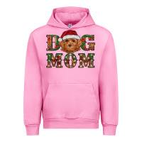 Fuchsia Pink christmas  toy poodle dog mom Urban Hoodie - RanaPortraitStore