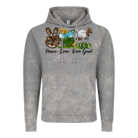 Cloud Rock peace love boer goat Vintage Hoodie - LillyAllenDesigns