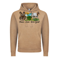 Vintage Coffee peace love boer goat Vintage Hoodie - LillyAllenDesigns