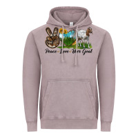Vintage Zinc peace love boer goat Vintage Hoodie - LillyAllenDesigns