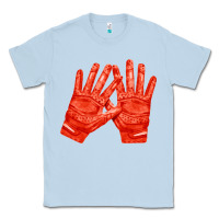 Dusty Blue receiver gloves fa element 1 Classic Tee - FaDigitalArtStudio