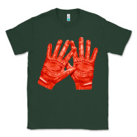 Sports Green receiver gloves fa element 1 Classic Tee - FaDigitalArtStudio
