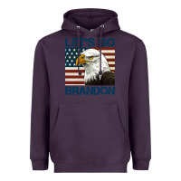 Plum american bald eagle let's go brandon Heavyweight Hoodie - Jasminsmagicworld