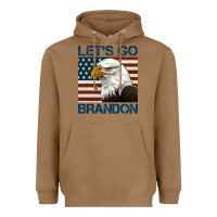 Toasted Coconut american bald eagle let's go brandon Heavyweight Hoodie - Jasminsmagicworld