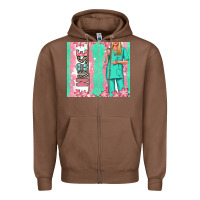Chestnut nurse  blonde woman Zipper Hoodie - RanaPortraitStore