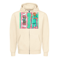 Sandshell nurse  blonde woman Zipper Hoodie - RanaPortraitStore