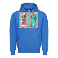 True Royal nurse  blonde woman Zipper Hoodie - RanaPortraitStore