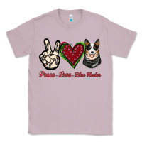 Lilac Peace Love Blue Heeler Classic Tee - Jasminsmagicworld