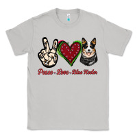 Moon Dust Peace Love Blue Heeler Classic Tee - Jasminsmagicworld
