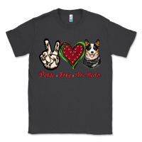 Smoke Peace Love Blue Heeler Classic Tee - Jasminsmagicworld