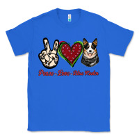 True Royal Peace Love Blue Heeler Classic Tee - Jasminsmagicworld