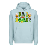 Blue Mist bad and boozy wıth beer and coins Premium Hoodie - Artiststas