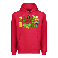 Cardinal bad and boozy wıth beer and coins Premium Hoodie - Artiststas