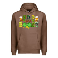 Chestnut bad and boozy wıth beer and coins Premium Hoodie - Artiststas