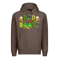 Coffee bad and boozy wıth beer and coins Premium Hoodie - Artiststas