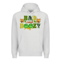 Dove Grey bad and boozy wıth beer and coins Premium Hoodie - Artiststas