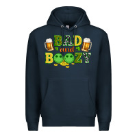 Navy bad and boozy wıth beer and coins Premium Hoodie - Artiststas