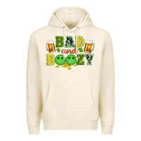 Tofu bad and boozy wıth beer and coins Premium Hoodie - Artiststas