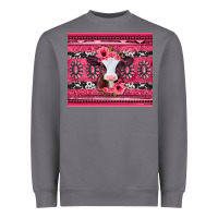 Storm pink gemstone baby calf western valentines day Heavyweight Sweatshirt - Jasminsmagicworld