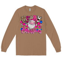 Toasted Coconut merry Christmas santa Long Sleeve Tee - CowhideDigitalArt
