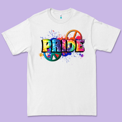 Hippie Pride Premium Tee Designed By Fadigitalartstudio